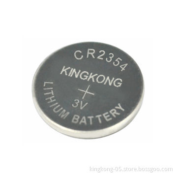 350mAh CR2354 Button-cell Battery with 3V Standard Voltage